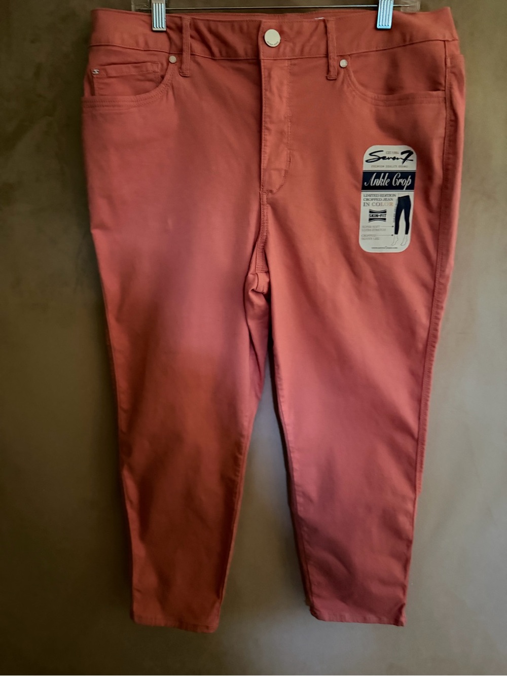 Seven7 Women's Ankle Crop Jeans – Dusty Rose
